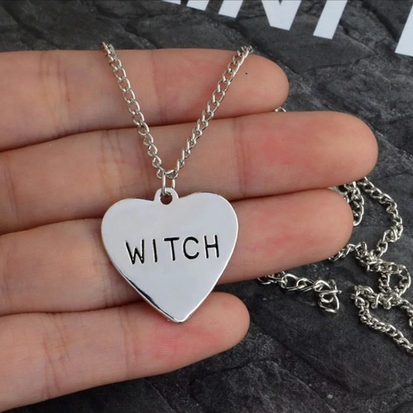 Witch Heart Pendant Necklace - Picture 5 of 7